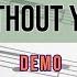 Without You David Guetta Ft Usher Sax Backing Track DEMO Video Sheet Music Bb Instruments