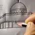 Al Aqsa Mosque Masjid Drawing Shorts Rongdhonuartanddrawing
