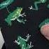 Green Jungle Socks Men S Fun Crazy Novelty Crew Socks Giftsfordad Frogs Menssocks Mensclothing