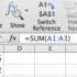 How To Sum A Column Or Row Of Excel Cells
