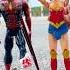 Wonder Woman Tests Spider Man S Legs Marvel Toys