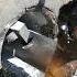CUTTING THROUGH EXCAVATOR S DEEPER STICK FCAW BUILD UP EDGES TO DAMAGED HOLE LINE BORING MACHINING