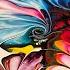 114 Alluring Magical Result On A Black White Aqua Split Base Acrylicpouring Fluidpainting Art