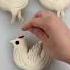 Creat Hen Flower Pattern By Wheat Flour So Easy And Cute Diy Cute Flowers Toys