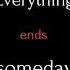 Vladlen Pupkov Everything Ends Someday