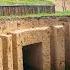 Building Underground Hut With Grass Roof And Fireplace And Kitchen Clay