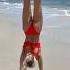 Handstand On The Beach