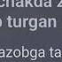 Shoxruxbek Ergashev Sevganmisiz Deyishganda O Lgan Degin Karaoke