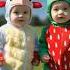 CUTE BABY KOSTUM AYAM VS SEMANGKA Cute Baby Cutebaby Bayilucu Ayam Semangka