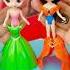 Cute Miniatures Disney Princess Frozen ELSA Jasmine Elsa Nezha Shorts Satisfying Unboxing