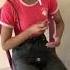 Girl Smok Cigarette Short