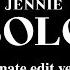 JENNIE SOLO CHOREOGRAPHY ALTERNATE EDITED VERSION