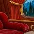 Peaceful Night On A 1930s Train With Oldies Playing In Another Room Rain Sounds