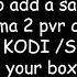 Vu Enigma2 Client Set Up In Kodi