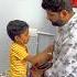 Look Who S The Doctor Today Cute Doctor Sweet Boy Shots Vaccination
