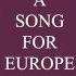 Roxy Music A Song For Europe