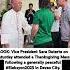 LOOK VP Sara On Saturday Attended A Thanksgiving Mass Following A Generally Peaceful