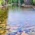 Water Flow Over Jewels Like Stones