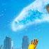 Pueden Los Personajes De SONIC Sobrevivir A Un TSUNAMI Desastres Naturales Vs SONIC