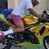 I Like This One More Shorts Motorcycle Rainbow Crazy