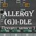 Allergy G I DLE спойлер записи
