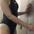 Sana Imanaga One Piece Purple And Black Swimsuit Body Cold Air Conditioning Pool Locker Room Scene