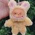 DIY Labubu Woolen Labubu Keychain