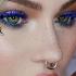 Blue Gold Glam Full Face Makeup Tutorial