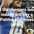 If The Chargers Lose Today I Will Do This Shorts