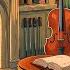Warm Night In A 1940s Nook With Oldies Playing In Another Room Cricket Fireplace Sounds