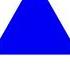 Blue Triangle White Background Up To Down Shorts