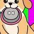 4K Cute Doggo TV Glitch 2 No Copyright