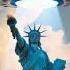 Statue Of Liberty Going In A Spaceship Viral Aianimation