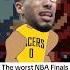The Worst NBA Finals Performance Of All Time Nba
