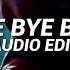 Bye Bye Bye Nsync Edit Audio