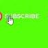 Green Screen YouTube Like Share Subscribe Button 2022 Royalty Free