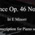 A Dvořák Slavonic Dance Op 46 No 2 In E Minor Dumka Transcription For Piano Solo