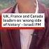 The UK France And Canada Have Condemned Israel S Expanded Offensive In Gaza BBCNews