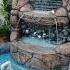 Creative Waterfall Made By Rock Art Design Co Stone Dust Design Cement Art Work