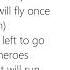 The Script Run Through Walls Lyrics On Screen