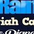 THROUGH THE RAIN Mariah Carey KARAOKE PIANO VERSION