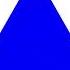 Blue Triangle White Background Scale Up Shorts