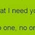 Brianna All I Need Lyrics