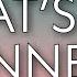 Dominic Fike What S For Dinner Lyrics