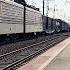 Электровоз ВЛ10У 904 с грузовым поездом