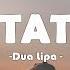 Dua Lipa Levitating Lyrics Ft DaBaby