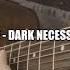 RHCP Dark Necessities Acoustic Guitar Solo