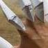 PAPER WOLF CLAWS ORIGAMI EASY WOLVERINE ORIGAMI TUTORIAL DIY PAPER CLAWS ORIGAMI INSTRUCTIONS