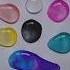 Colour Mixing In Water Drops Shortvideo