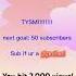 TYSM GUYSSS Yessir Shorts Achievement
